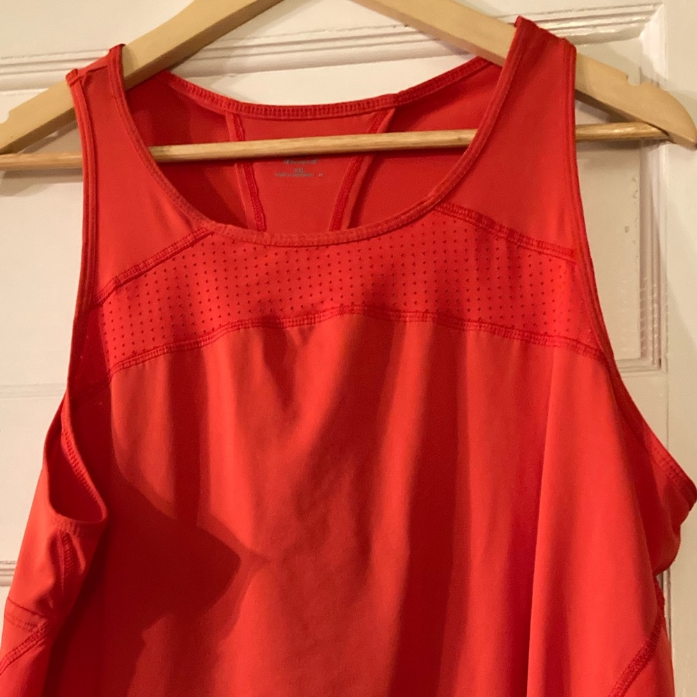 Champion red sport tank top